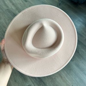 Pink forever 21 fedora, felt
